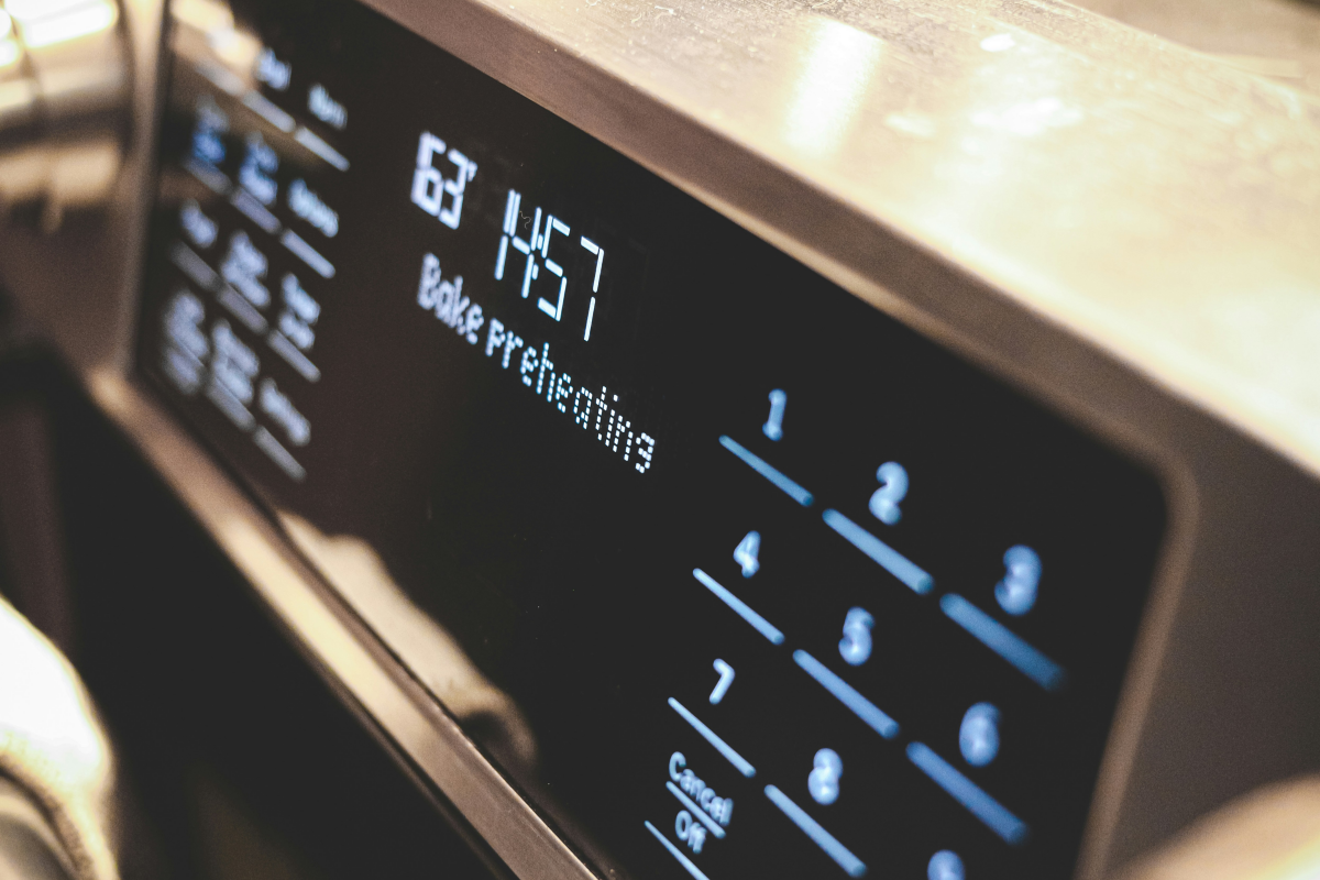Custom silk-screened touch panels for home appliances