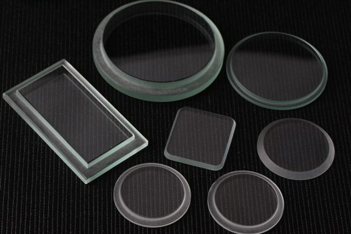 Customized step glass window sample -- multi-layer step glass panel for industrial optical assembly