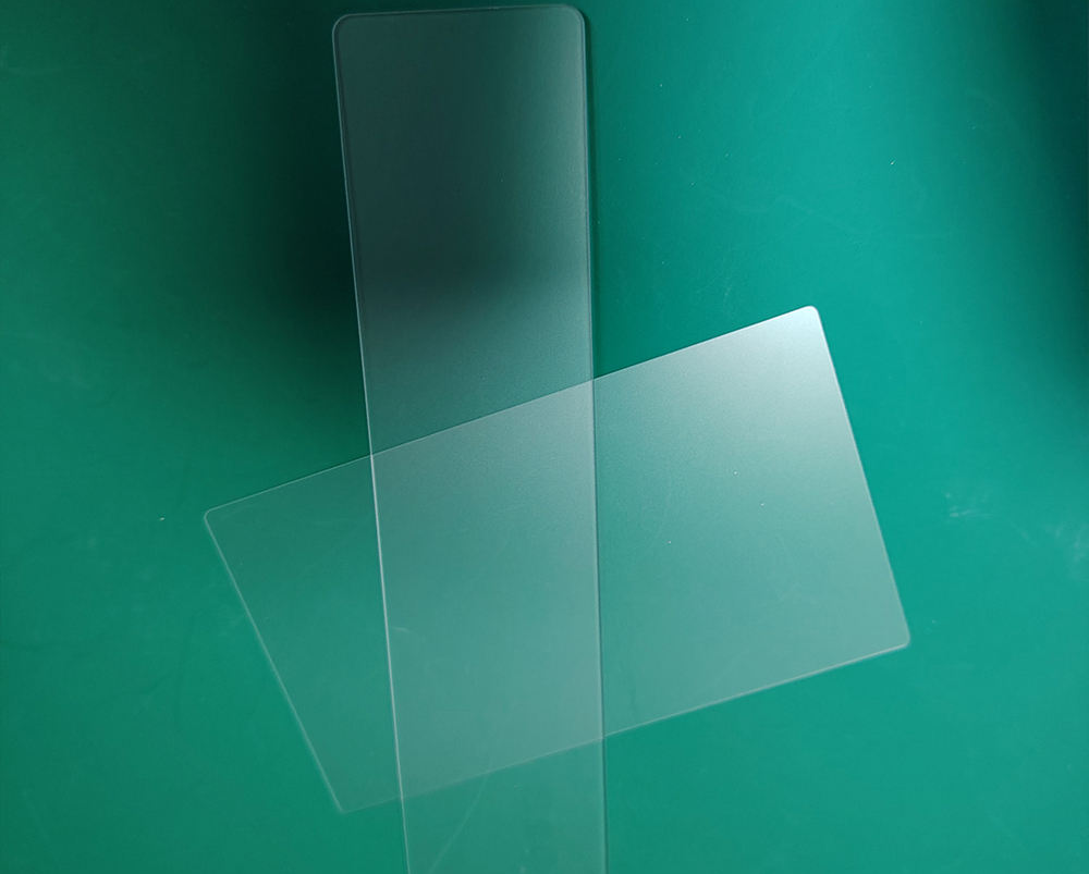 Deep etched 30-50 GU anti-glare glass for outdoor kiosk in direct sunlight