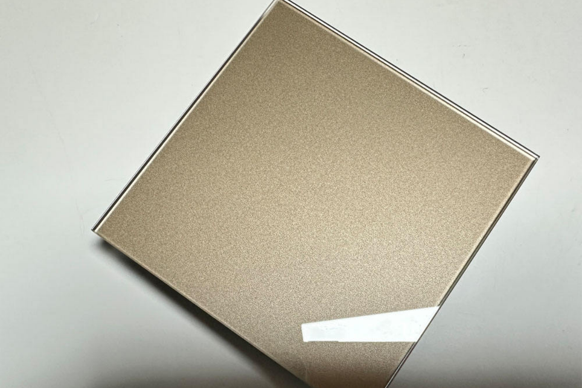 Customized smart home touch control panel with AR-coated tempered cover glass, 0.5mm thickness