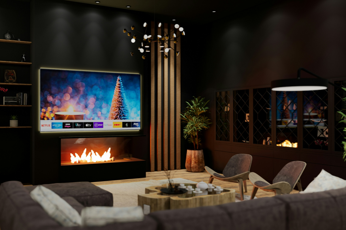 Anti-shatter safety glass for smart home touch control panel