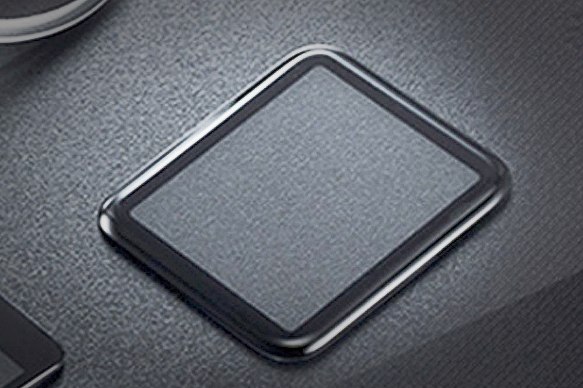 2.5D Curved Glass panel cross-section view
