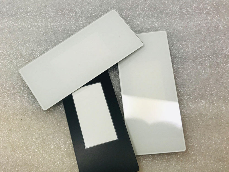 AG plus AF dual-function coated glass -- matte anti-glare with oleophobic finish